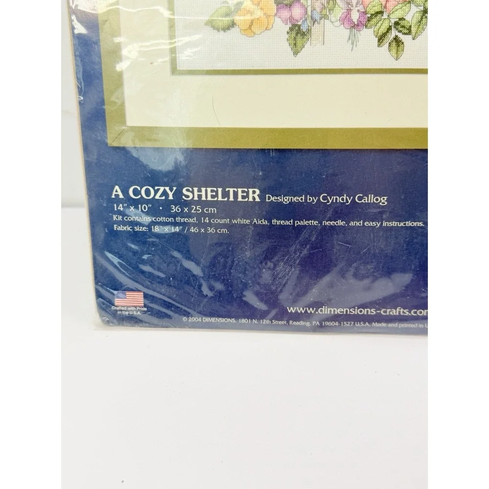 Dimensions Sunset Counted Cross Stitch 13719 A Cozy Shelter 2004